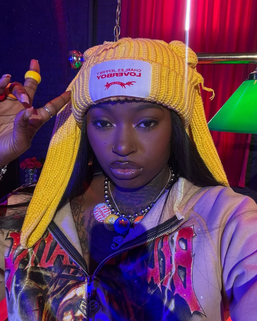 Mello Buckzz posting a heartfelt message on Instagram following a tragic shooting at her event in Chicago.