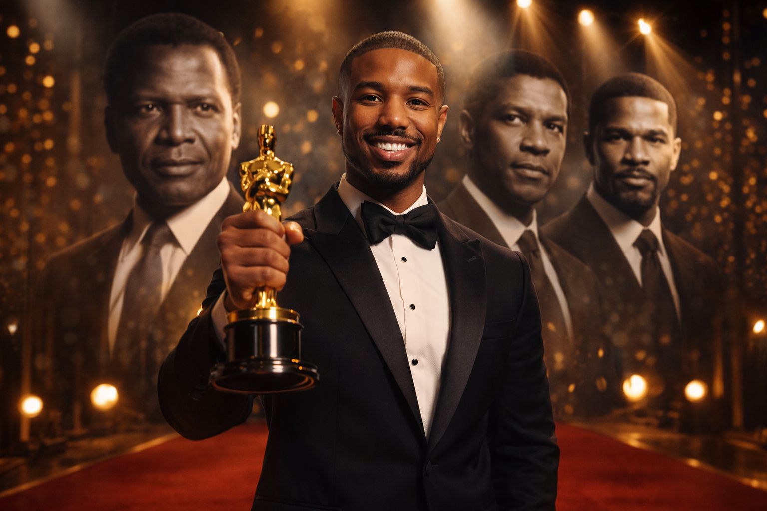 Oscar history with Denzel Washinton, Sidney Poitier and Jamie Fox