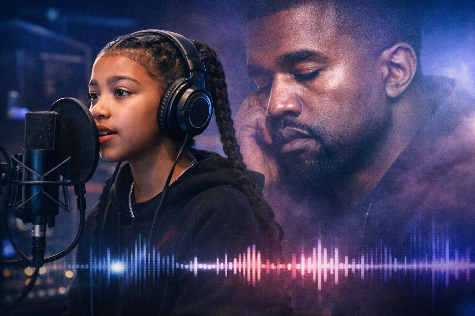 North West previews new song sampling Kanye West Coldest Winter