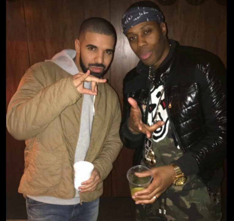 Toronto Rap Icons Drizzy and Kardi.
