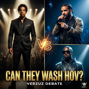 Verzuz battle rap debate with hip hop stars.