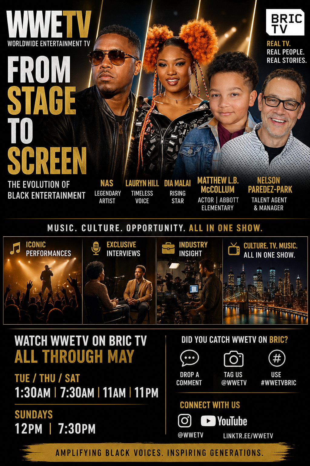 WWETV presents WorldWide Entertainment TV on BRIC TV.