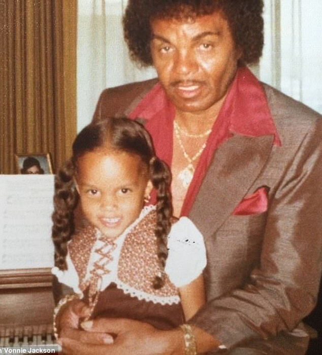 Michael Jackson's half sister Johvonnie Jackson.