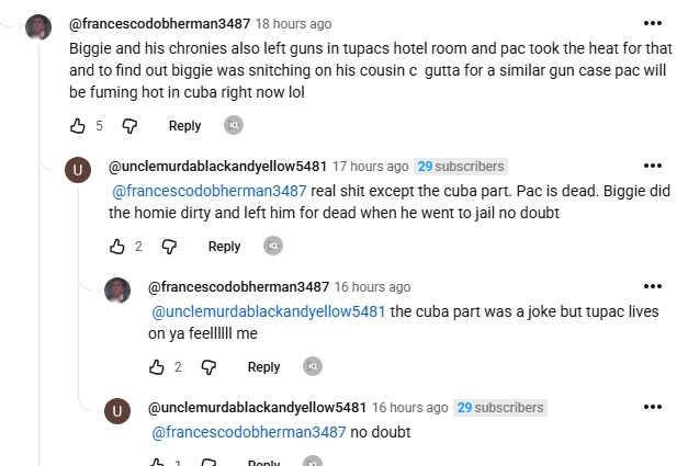 Biggie Smalls a rat in this raid?