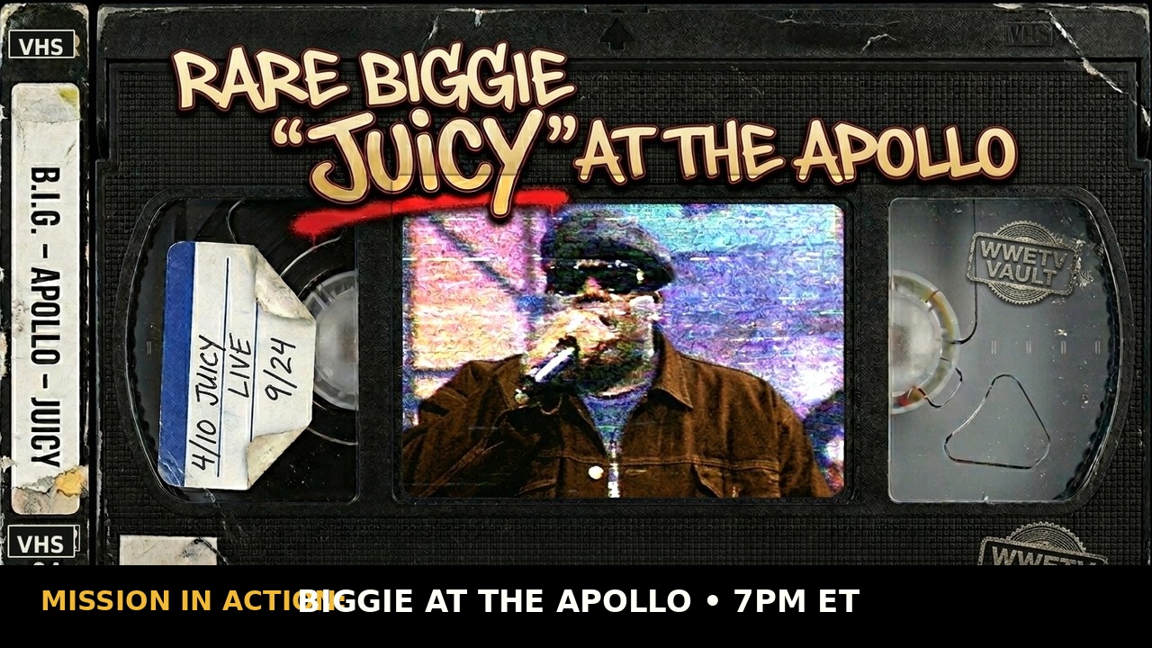 Rare Biggie Smalls Apollo performance of classic song "Juicy" with Diddy.