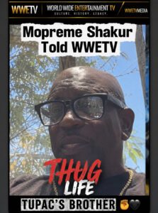 WorldWide Entertainment TV exclusive with Mopreme Shakur.