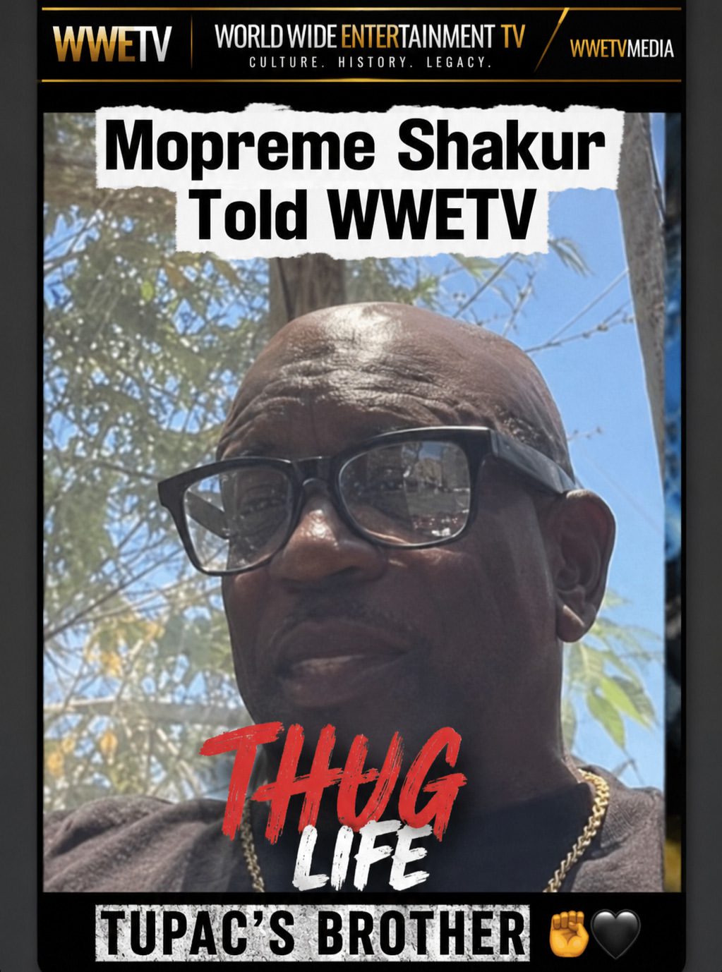 WorldWide Entertainment TV exclusive with Mopreme Shakur.
