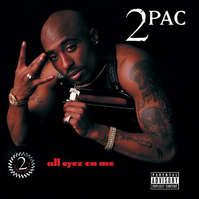 All Eyez On Me double album classic by Tupac Shakur.