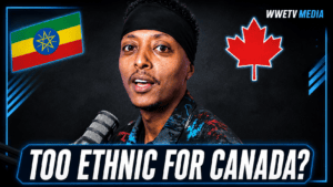 Ethiopian-Canadian artist Rawmny Wildcat discussing identity and hip-hop during his WWETV Media interview.