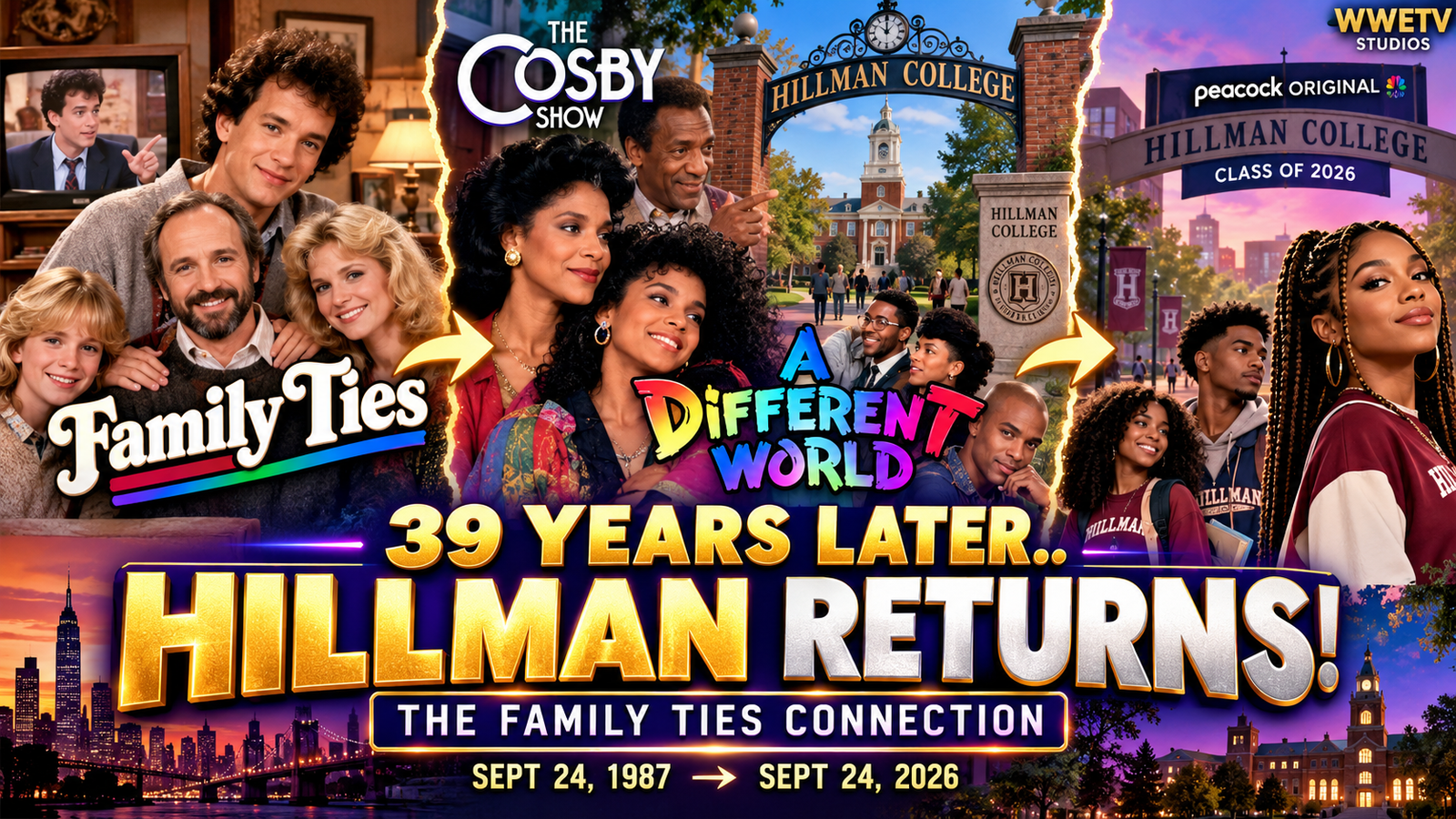 The NBC history of A Different World with Family Ties,