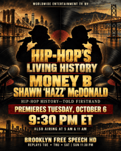 Money B and Shawn McDonald exclusive interviews on Brooklyn Free Speech HD television.