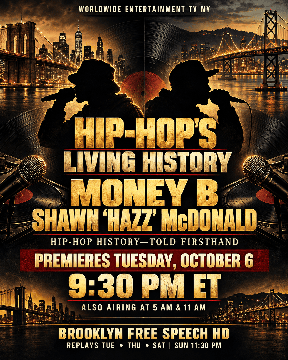 Money B and Shawn McDonald exclusive interviews on Brooklyn Free Speech HD television.